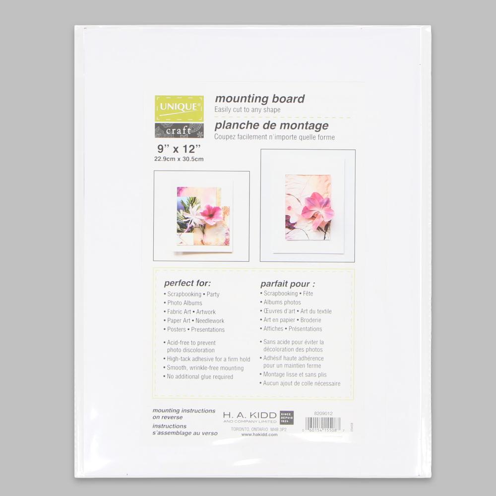 Unique Craft - Mounting Board 9"x12"