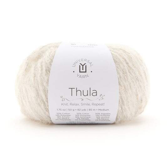 UNIVERSAL Thula #1805 Yarn - 50g - Medium Weight 4 - 85m (92yds) - Frost