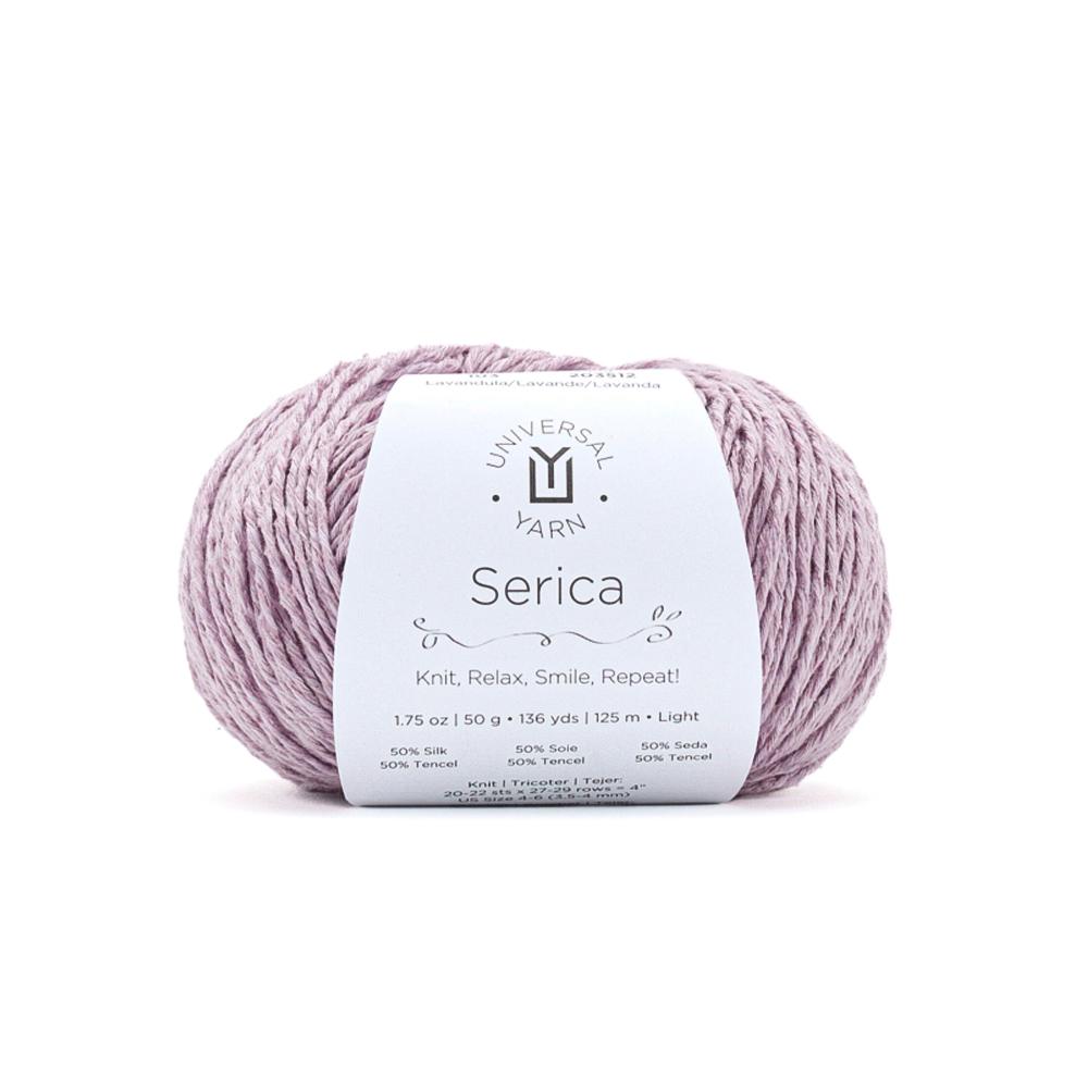 UNIVERSAL Serica #1898 Yarn - 50g - Light 3 - 125m (136yds) - Lavandula