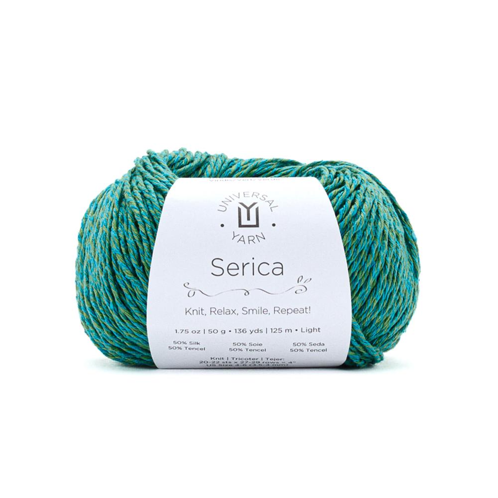 UNIVERSAL Serica #1898 Yarn - 50g - Light 3 - 125m (136yds) - Viridis