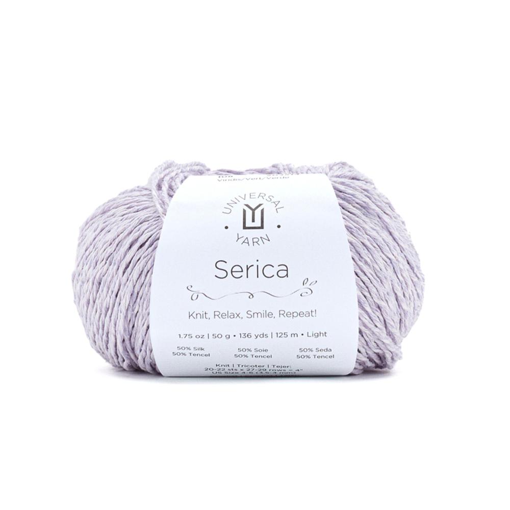 UNIVERSAL Serica #1898 Yarn - 50g - Light 3 - 125m (136yds) - Lilacea
