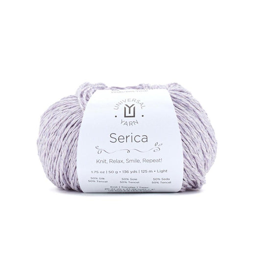 UNIVERSAL Serica #1898 Yarn - 50g - Light 3 - 125m (136yds) - Lilacea