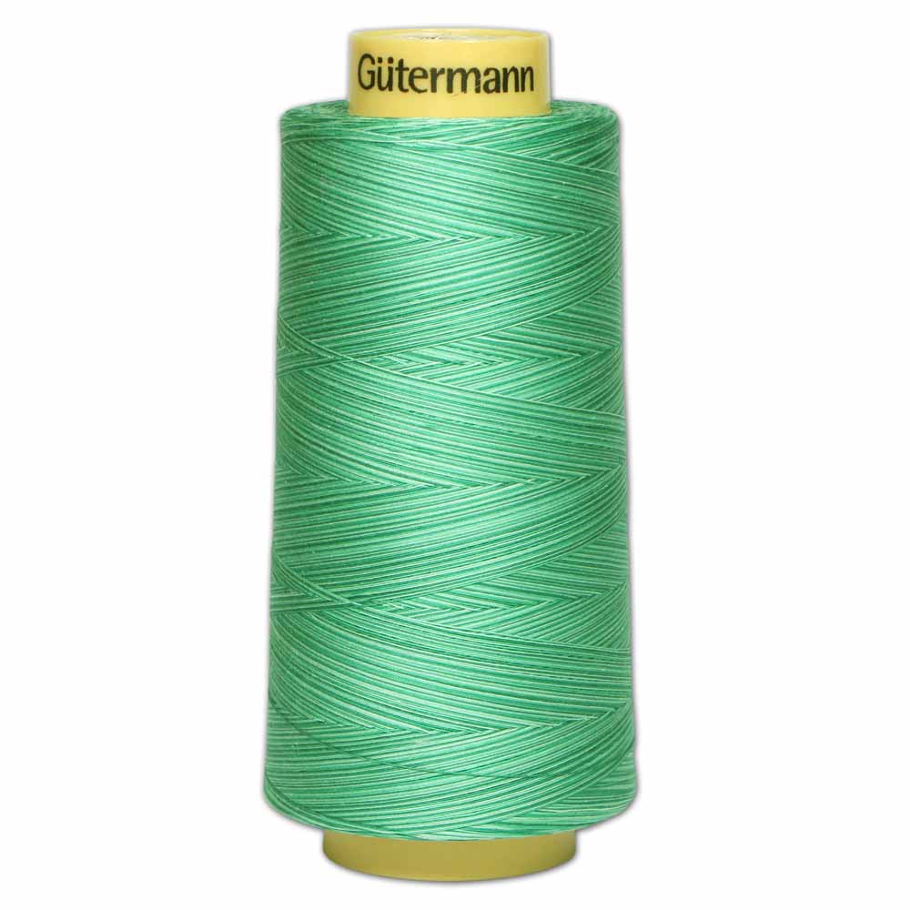 GÜTERMANN Variegated Cotton 50wt Thread 3000 m - Bahama Ocean