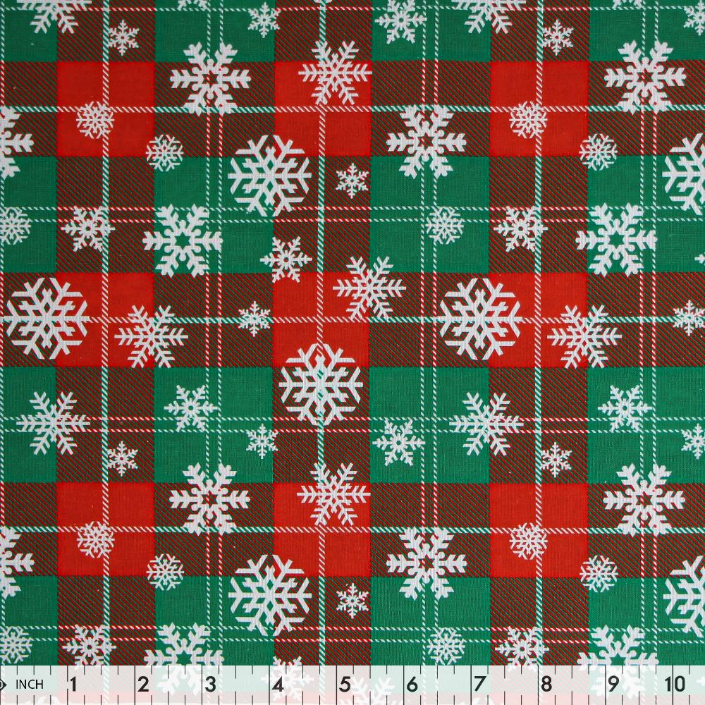 FABRIC CREATIONS Cotton Fabric Bolt 107 cm x 7.3 m (42 in. x 8 yd) - Holiday Plaid 2