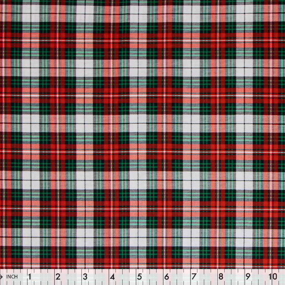 FABRIC CREATIONS Cotton Fabric Bolt 107 cm x 7.3 m (42 in. x 8 yd) - Holiday Plaid 4