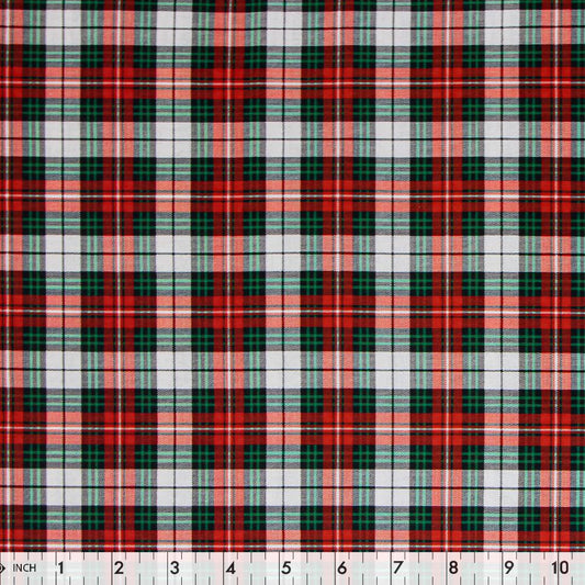FABRIC CREATIONS Cotton Fabric Bolt 107 cm x 7.3 m (42 in. x 8 yd) - Holiday Plaid 4