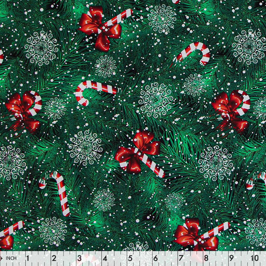 FABRIC CREATIONS Cotton Fabric Bolt 107 cm x 7.3 m (42 in. x 8 yd) - Christmas Best 1