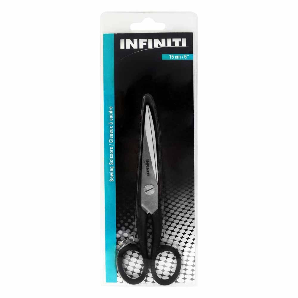 INFINITI Sewing Scissors - Black - 6 in. (15.2 cm)