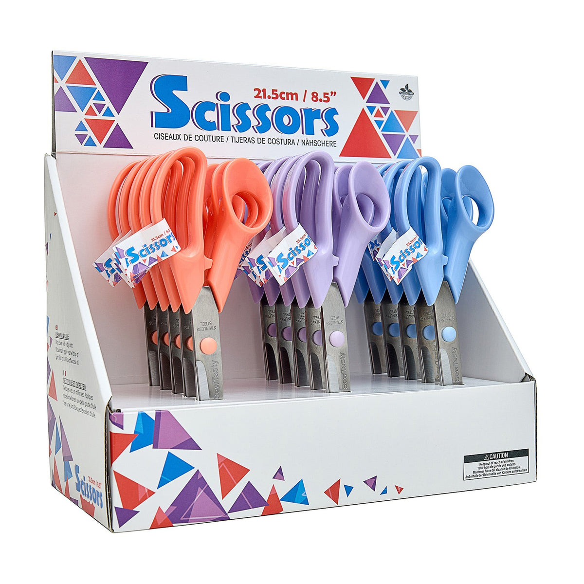 SEW TASTY All Purpose Sewing Scissors 8 1/2 in. (21.5 cm) - 15 pcs