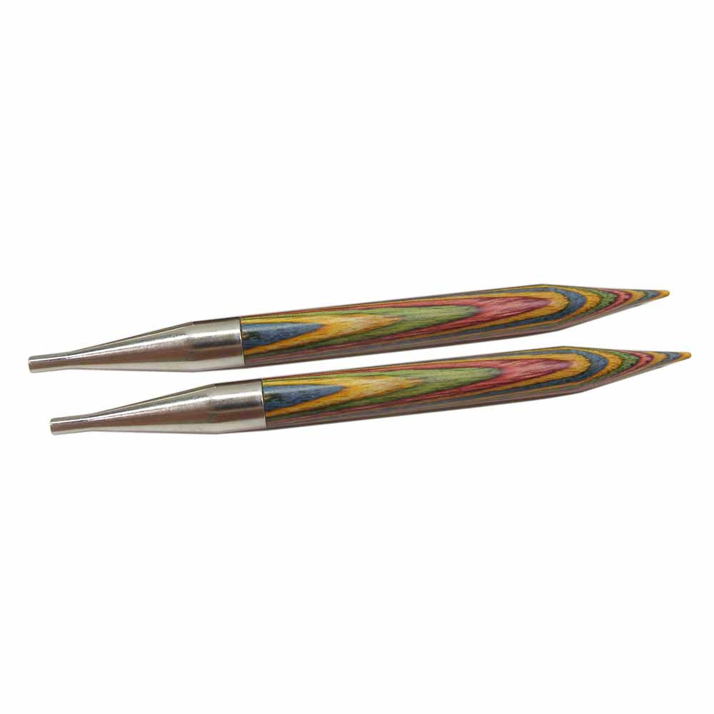 KNIT PICKS Rainbow Wood Interchangeable Circular Needle Tips 9 mm (US 13)