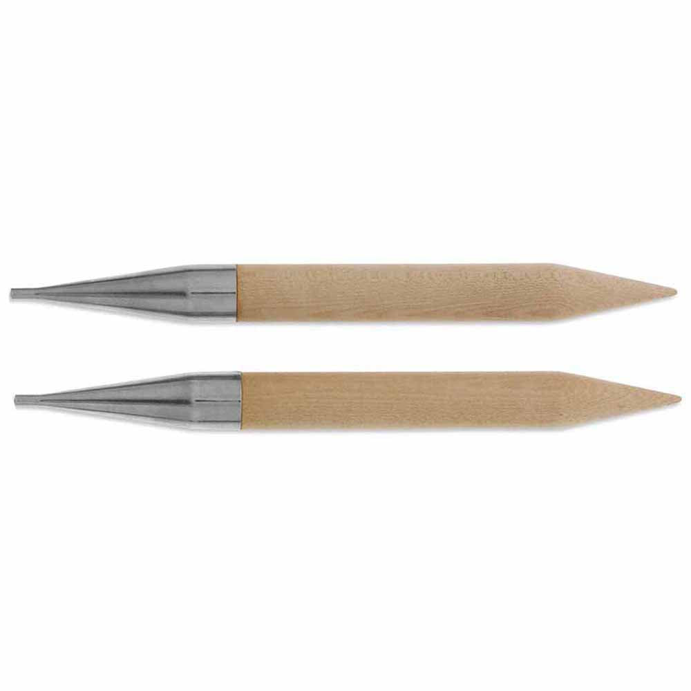 KNIT PICKS Birch Wood Interchangeable Circular Needle Tips - 25 mm (US 50)
