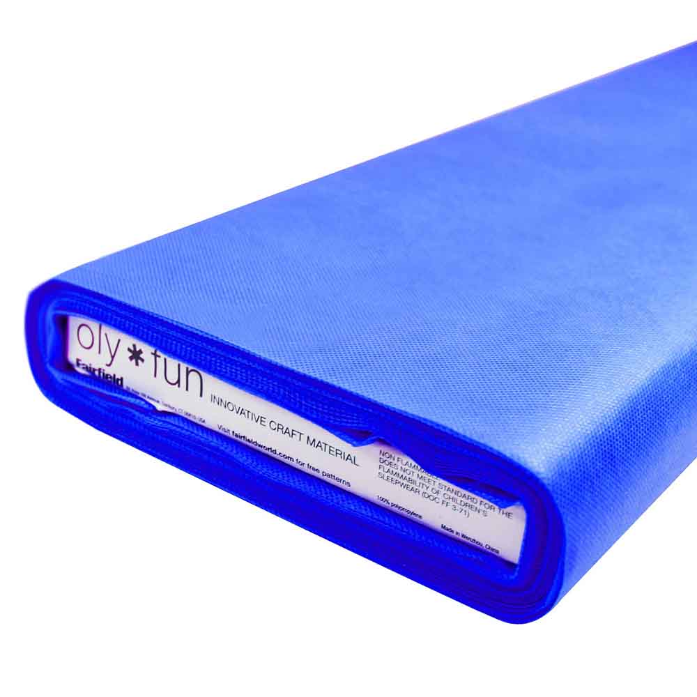OLYFUN Craft Fabric - 1.5 x 9.1 m (60 in. x 10 yd) Bolt - Blueberry