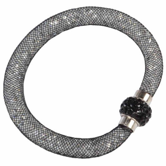 DRESS IT UP Mesh Bracelets Black