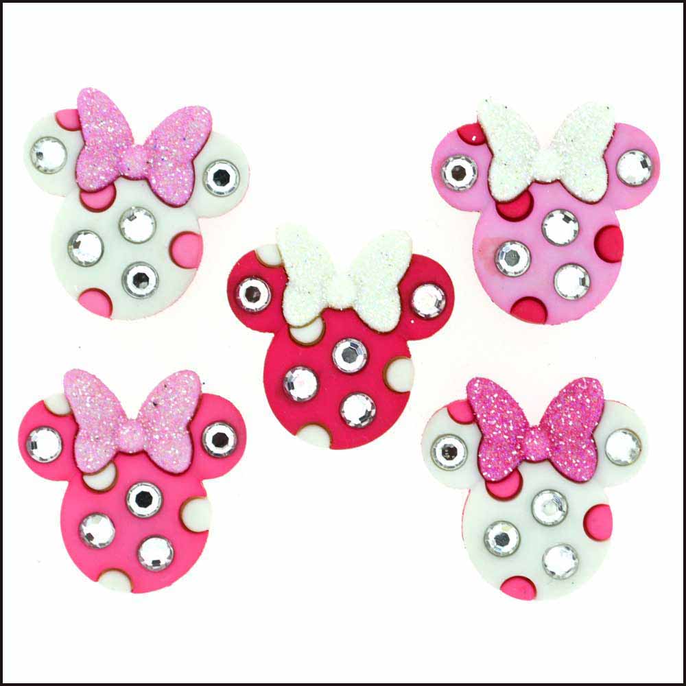 DRESS IT UP Disney - Minnie Rhinestone Heads