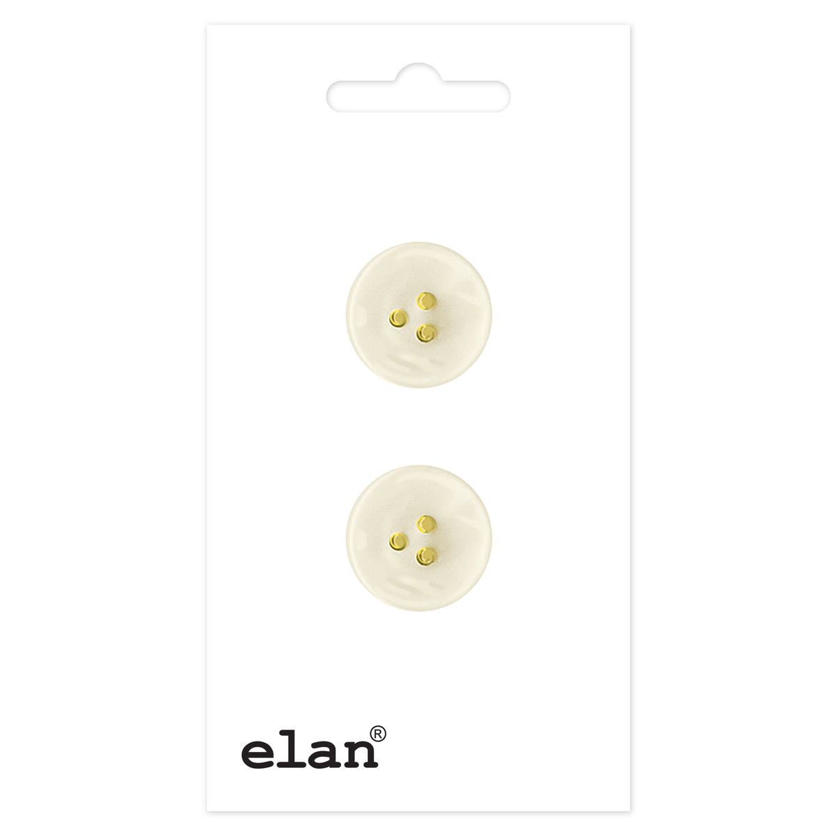 ELAN Shank Button 15 mm (5/8 in), 2 Count