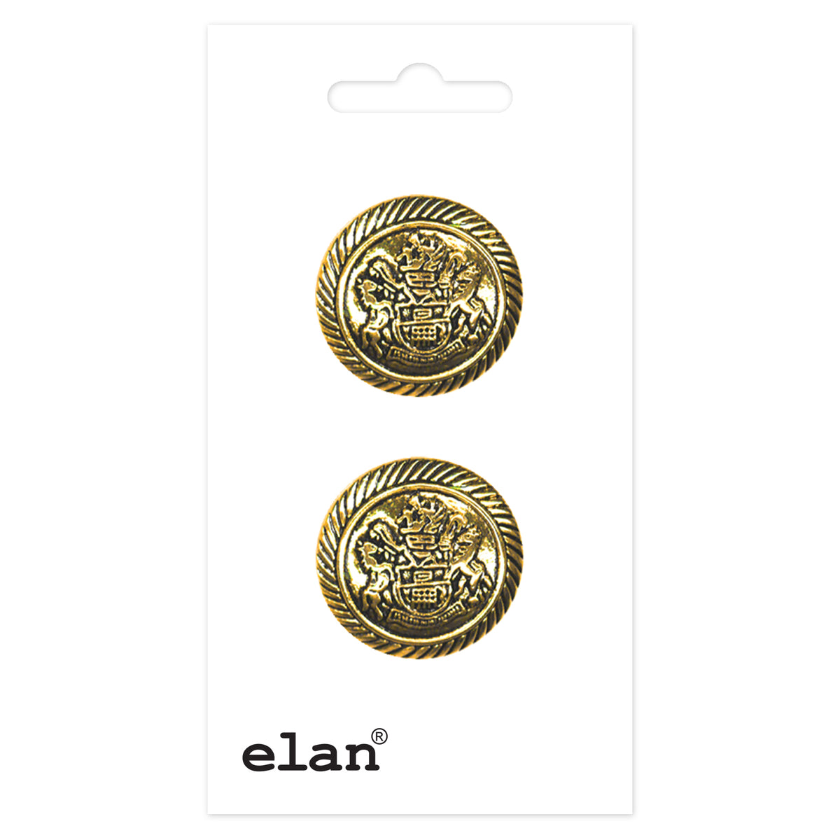 ELAN Shank Button 21 mm (7/8 in), 2 Count