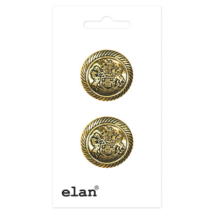 ELAN Shank Button 21 mm (7/8 in), 2 Count