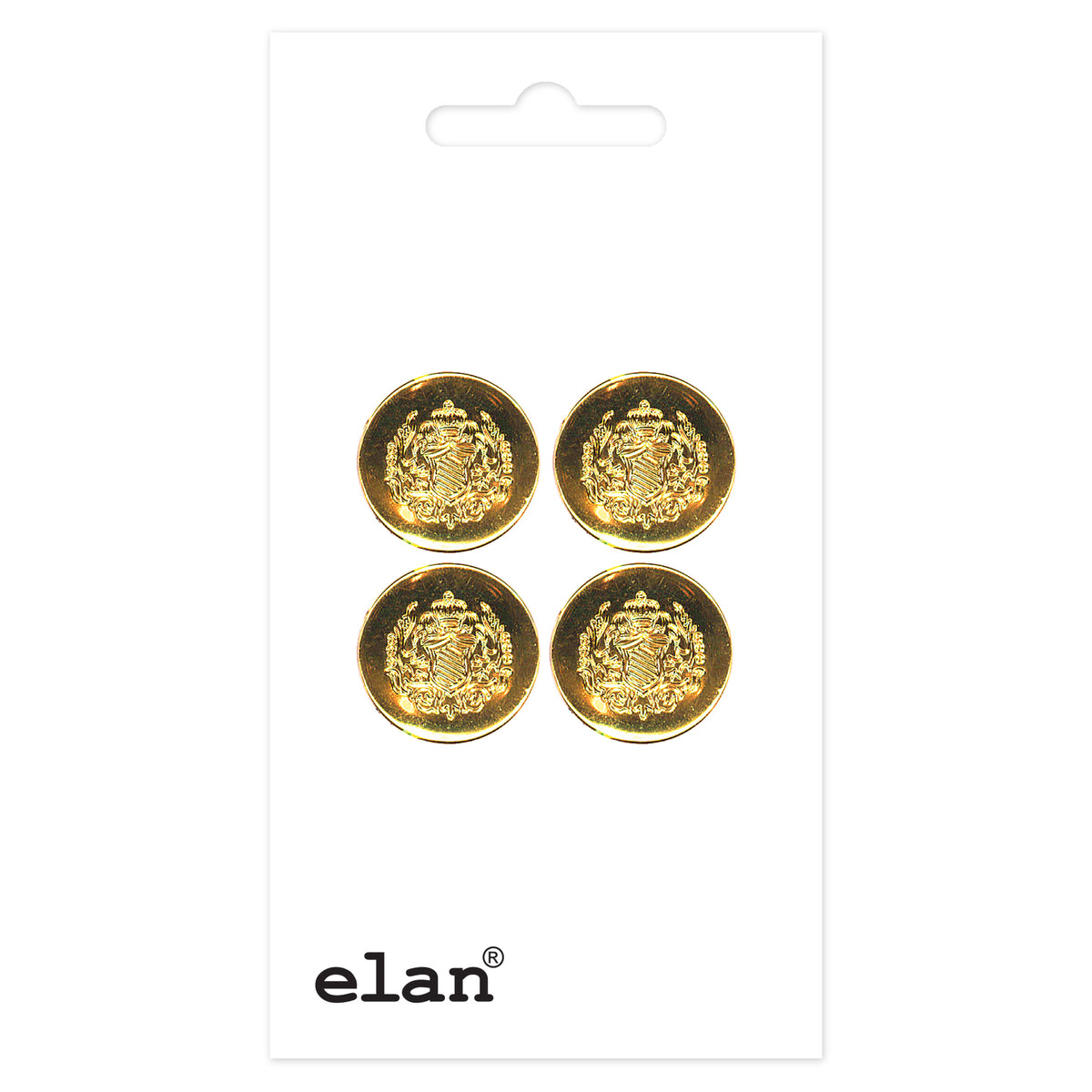 ELAN Shank Button 15 mm (5/8 in), 4 Count