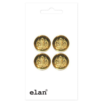 ELAN Shank Button 15 mm (5/8 in), 4 Count