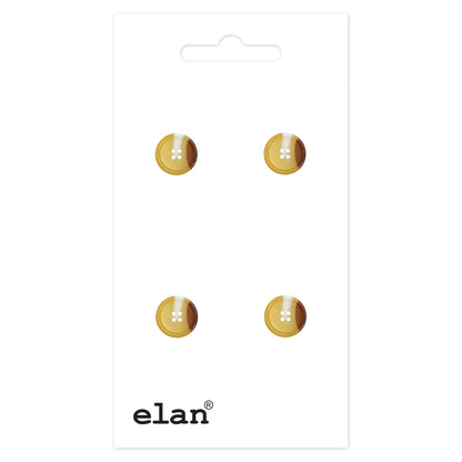 ELAN 4-Hole Button 15 mm (5/8 in), 4 Count