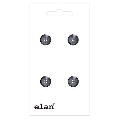 ELAN 4-Hole Button 15 mm (5/8 in), 4 Count