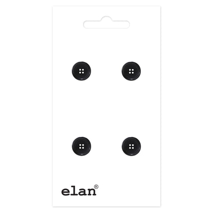 ELAN 4-Hole Button 15 mm (5/8 in), 4 Count