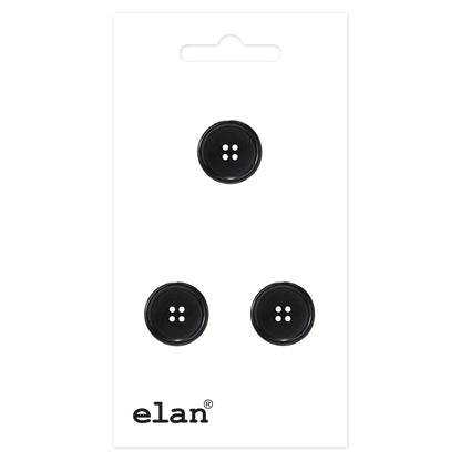 ELAN 4-Hole Button 23 mm (7/8 in), 3 Count