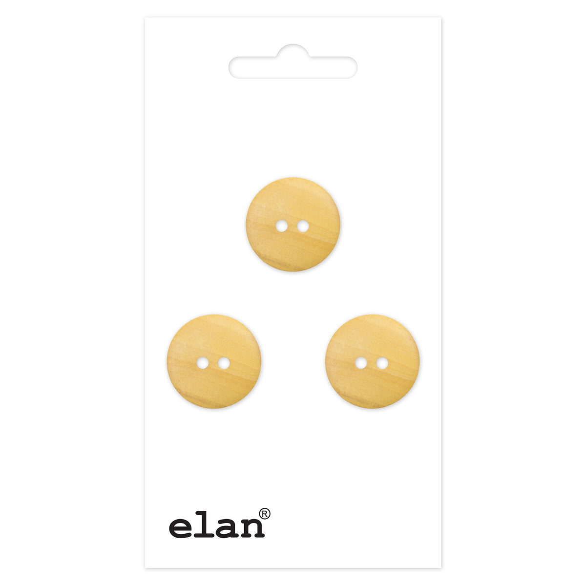 ELAN 2-Hole Button 18 mm (3/4 in), 3 Count