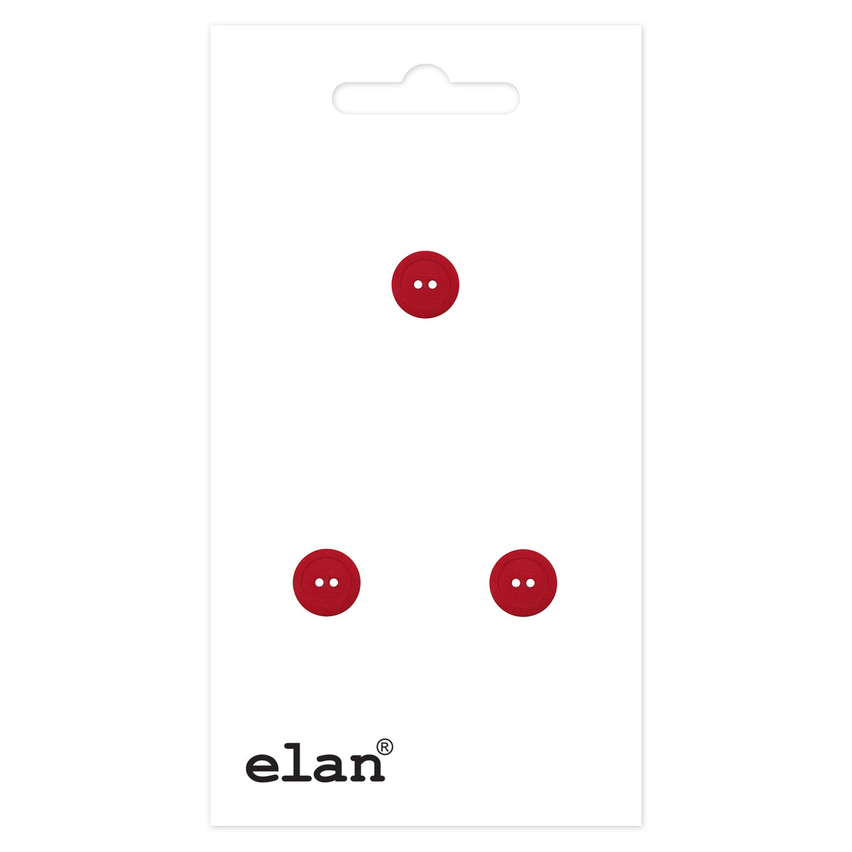 ELAN 2-Hole Button 13 mm (1/2 in), 3 Count