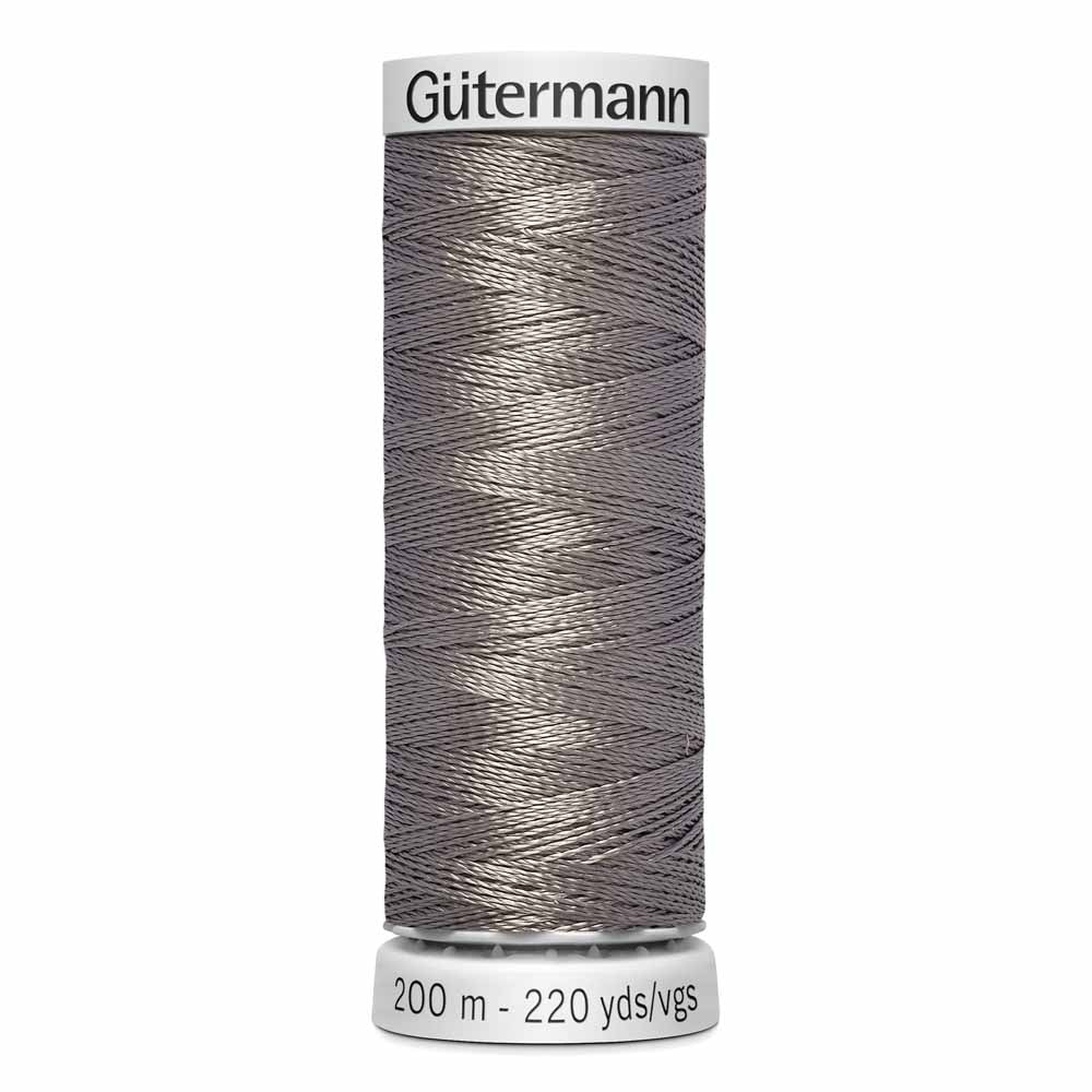 GÜTERMANN Dekor Rayon Thread 200 m - Very Dark Pewter