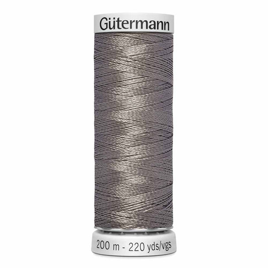 GÜTERMANN Dekor Rayon Thread 200 m - Very Dark Pewter