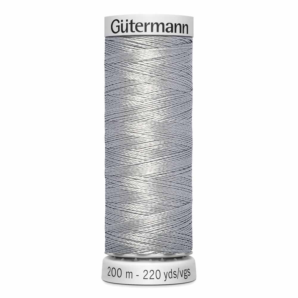 GÜTERMANN Dekor Rayon Thread 200 m - Light Pewter