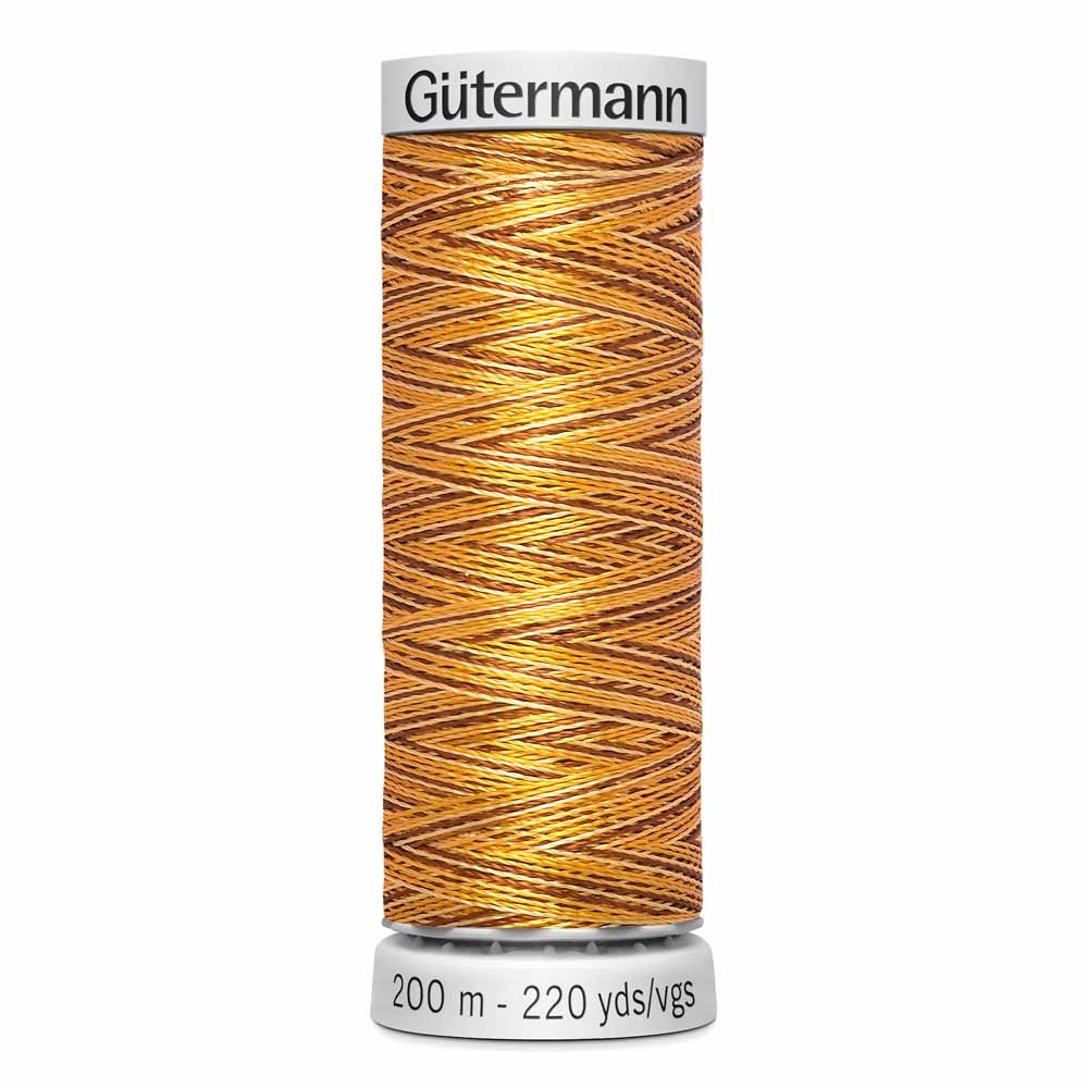 GÜTERMANN Dekor Rayon Thread 200 m - Variegated Butternut