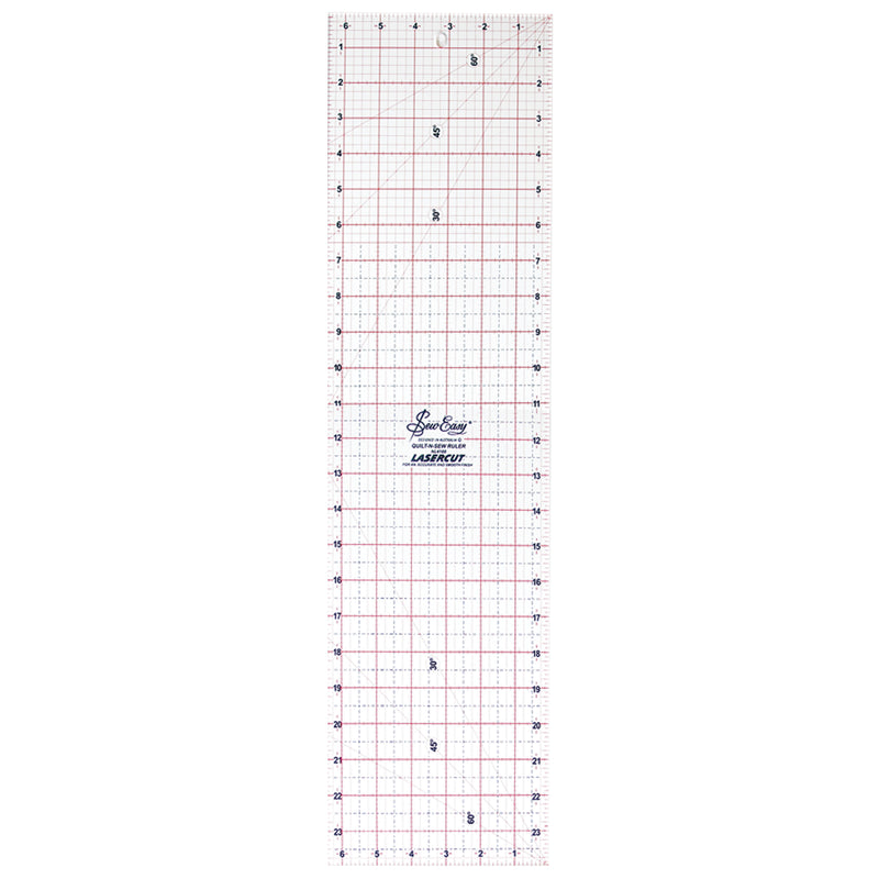 SEW EASY Quilting Ruler - 24″ x 61⁄2″ (61 x 16.5cm)